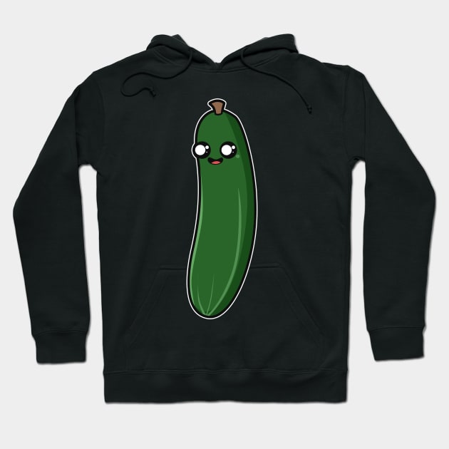 Funny Vegan Zucchini Hoodie by Imutobi